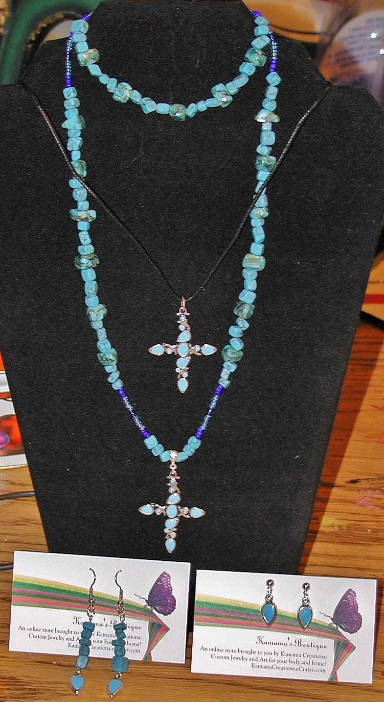 Turquoise Drops 4-Piece Set