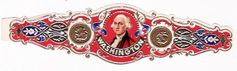 1 BIG CLASSICAL Cigar Band Washington s1 n1
