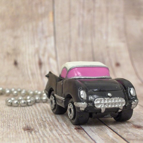 1955 Chevy Corvette Coupe : Necklace : Black