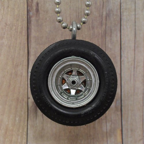 6 pointed Hot Rod Custom Wheel Necklace