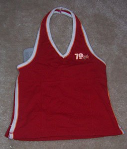 No Boundaries Red Surf Halter Top Girls Size 4 5 NWT