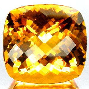 28.80 Ct.Magnificent! Checkerboard Golden Yellow CITRINE