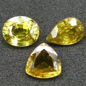 1.2Ct.UnHeated Mixed Titanium Natural Sphene Red Spark