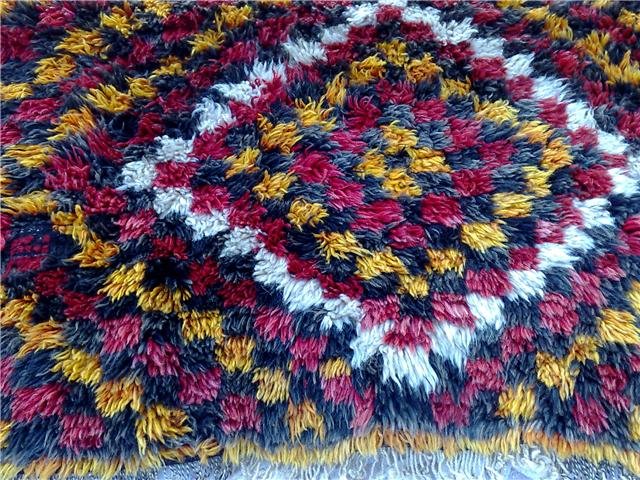 1910 ANTIK NIGDE MELENDIZ TULLU TEPPICH CARPET RARE