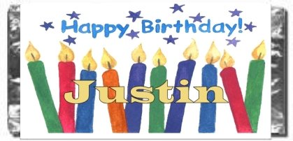 Birthday Candy Bar Wrapper Bd027