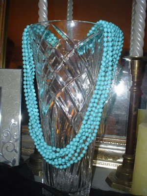 Vintage Multi-Strand Blue Necklace
