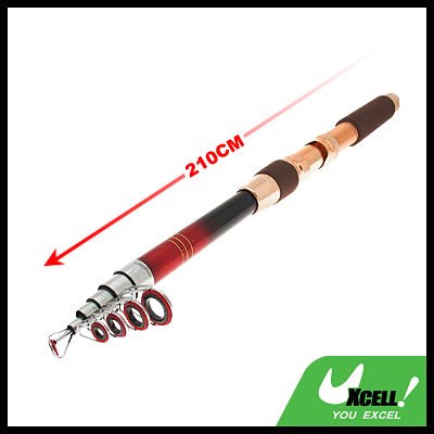 Mariner Saltwater Bait Retractable Telescopic Fishing Rod 2.1m