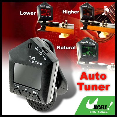 Musical Instruments Clip Style Auto Violin Bass Guitar Tuner (T-23)