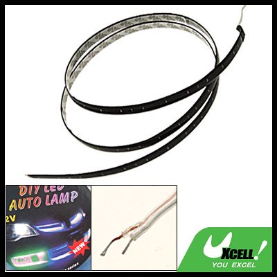 Car 120CM 60 White LED Linear Flexible Strip Light 12V