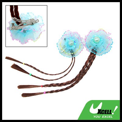 Lovely Girls' Hair Clip jewelry with Extension Hairpiece