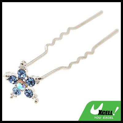 Ladies Beauty Jewelry Rhinestone Hair Decor Stick