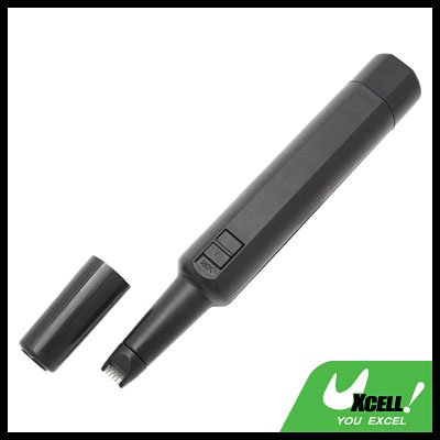 Electric Nose Ear Hair Face Trimmer Shaver Cleaner Clipper Black