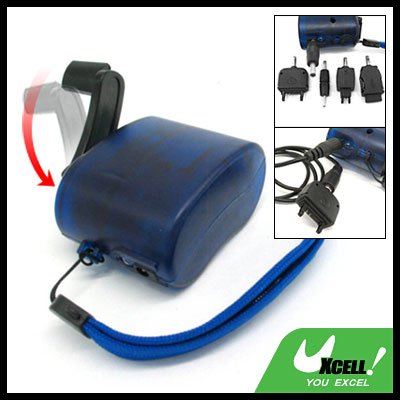 Pocket Shake Hand Wind Crank Charger for Nokia Samsung Sony Ericsson