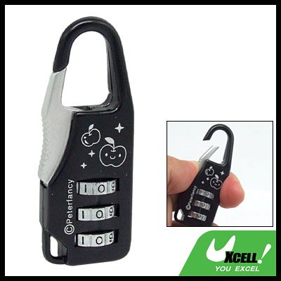 Luggage Bag 3 Digits Resettable Combination Padlock
