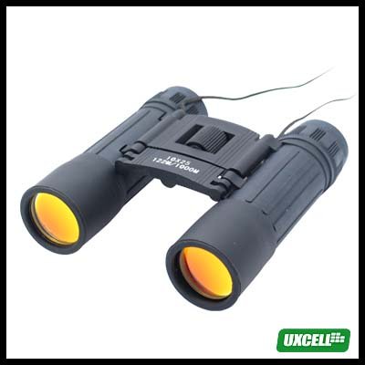 Binoculars 10x25 Telescope for Outdoors Hiking Camping Venture - Black
