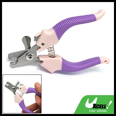 Pet Dog Doggie Grooming Nail Clippers Scissors Pruple