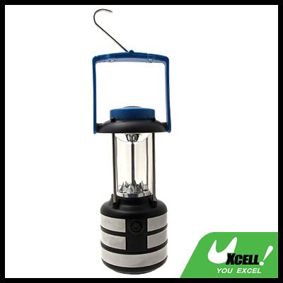 9 LED Camping Super Bright Compass Lantern Blue