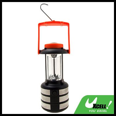 9 LED Camping Super Bright Compass Lantern Orange
