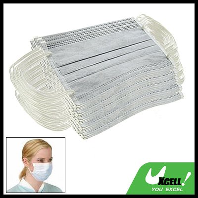 free shipping: Non-Woven Medical Surgical Dust Face Mask w. Ear Loop 50 pcs