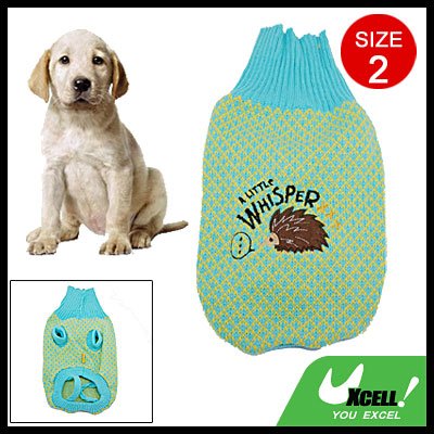 Size 2 Pet Cat Dog Puppy Doggle Winter Sweater Clothes