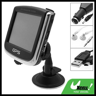Car 3.4" Touch Screen Multimedia Player GPS Satellite Navigation System