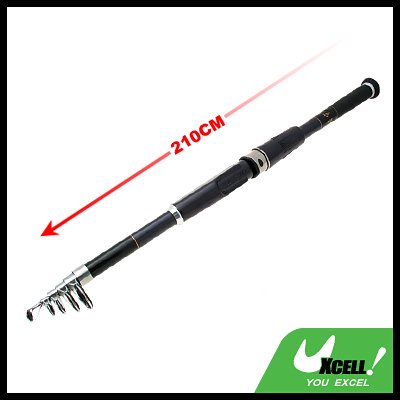 Mariner Stand Up Saltwater Bait Fishing Retractile Telescopic Rod-210cm
