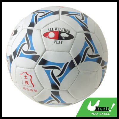 Leather Training Soccer Ball Football Official Size 5