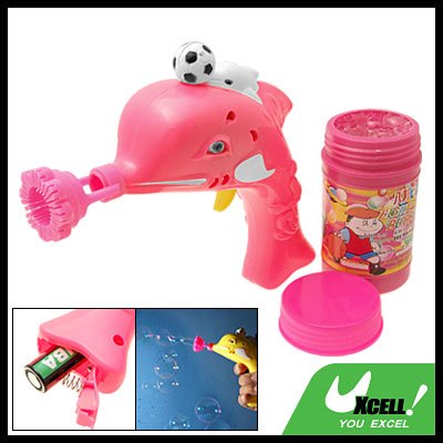 Children's Dolphin Football Soap Bubble Gun Water hubble-bubble Toy