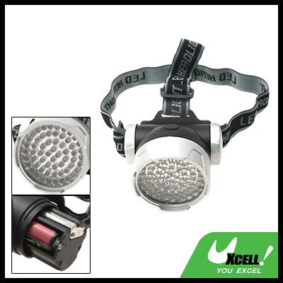 Powerful 60 White LED Headlight Fishing Headlamp Light