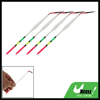 4 pcs Plastic Rivulet Fishing Floaters Bobbers 5 Inch