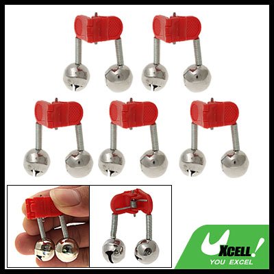 Twin Bells Sea Fishing Rod Tip Bite Alarm 5 pieces