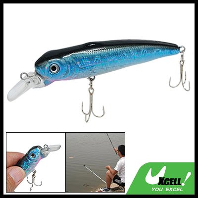 Blue Lure Fishing Fish Bait Hooks