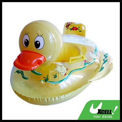 Inflatable Swimming Duck Float Ring for Kids