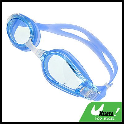 Silicone Pool Swim Swimming Goggles Anti Fog Blue