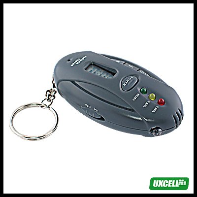 Alcohol Breath Analyser Tester Breathalyzer Timer With Flash