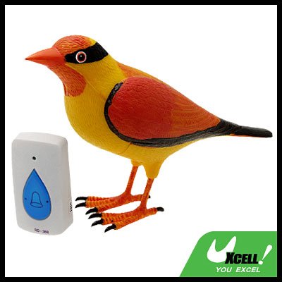 Wireless Sparrow Bird Remote Control Chime Doorbell