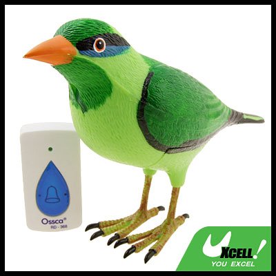 Wireless Lark Bird Remote Control Chime Doorbell