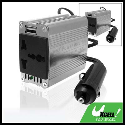 Car Vehicle DC 12V to AC 220V Power Inverter Charger Adapter 100W with USB Port