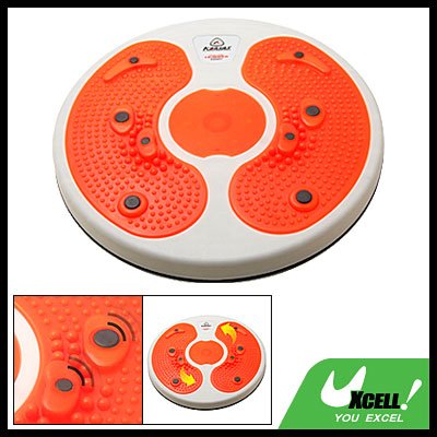 Orange Foot Massage Magnetic Figure Twister Trimmer Waist Exercise
