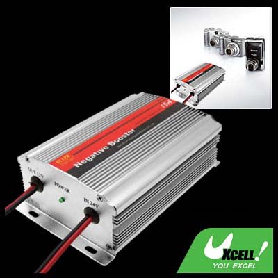 15A DC24V to DC12V Car Power Inverter Negative Booster 18V-32V Input