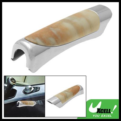 Silver Shiny Car Auto Marbly Hand Brake Handle Cover (DX-506)