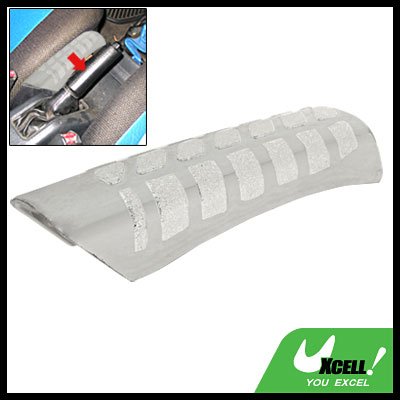 Silvery Plastic Car Auto Hand Brake Leaver Handle Cover