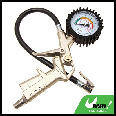 Air Tire Inflator W/ Dial Pressure Gauge