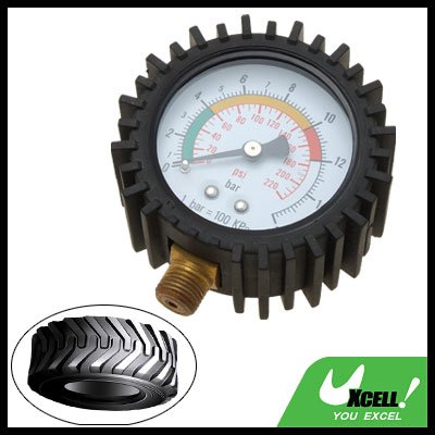 Dial Type Tire Pressure Gauge Garage Tool