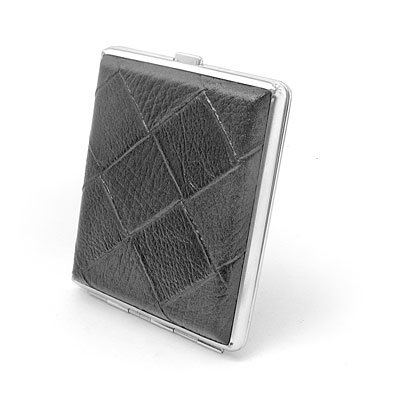 Cigarette Box Case - "Black Leather"