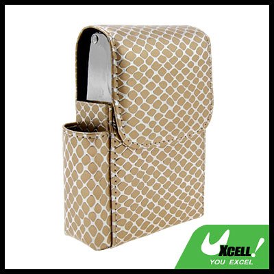 Luxury Leather w/Metallic Holder Cigar Box Case