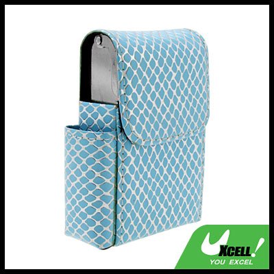 Luxury Leather w/Metallic Holder Cigar Box Case