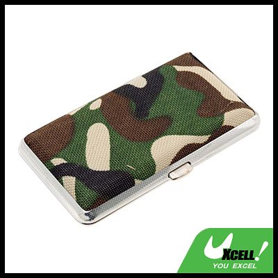 Camouflage Army Box Case Holder for 12 Cigarettes