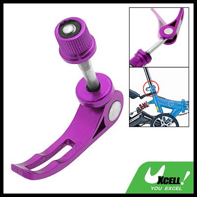 Purple Bike Bicycle Alloy Seat Quick Release Binder Bolt