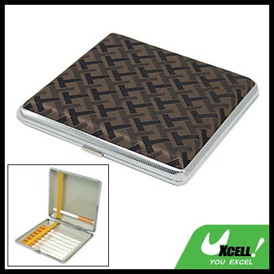 Elegant Metal Hard Case Cover Holder for 20 Cigarette
